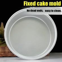 Aluminum Alloy Round Chiffon Cake Pan Solid Bottom Angel Food Oven Cake Bread Mold Baking Tool 6/8 Inch Bake Pan  Baking Sheet