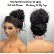 36 Inch Invisi Strap 360 Hd Full Lace Curly Water Wave Human Hair Wig 250 Density Pre Plucked Pre Cut Wear And Go Glueless Wigs