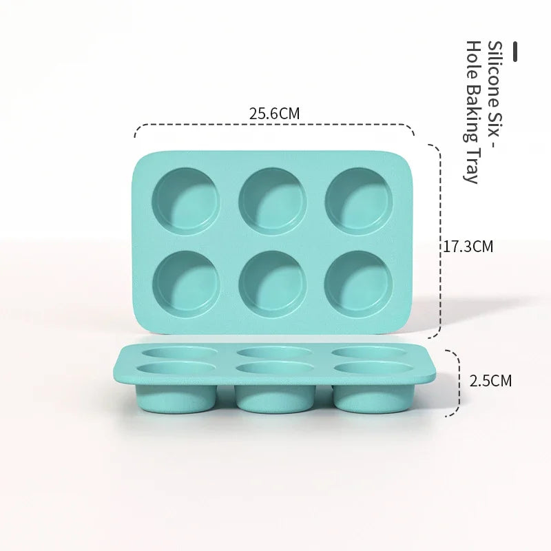 Silicone Cake Pan High Temperature Resistant Baking Mold Nonstick Jelly Cake Tray Reusable Pastry Mold Kitchen Baking Tools