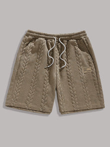 Men's White Drawstring Casual Shorts Summer Loose Breathable 5 Inch Shorts