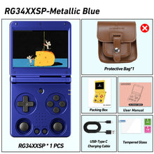 Anbernic RG34XXSP 3.4-Inch IPS Linux 64-bit Game Console H700 quad-core 1GB Retro Game Player HD-Connect To TV RG 34XXSP 3300mAH