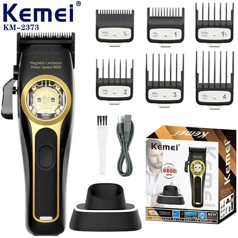 Kemei KM 2373 Hair Clipper Magnetic Levitation Motor