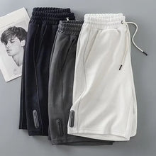 Summer Men's Waffle Y2K Shorts New Korean Fashion Drawstring Baggy Short Pants Fitness Breathable Streetwear Gym Bermuda