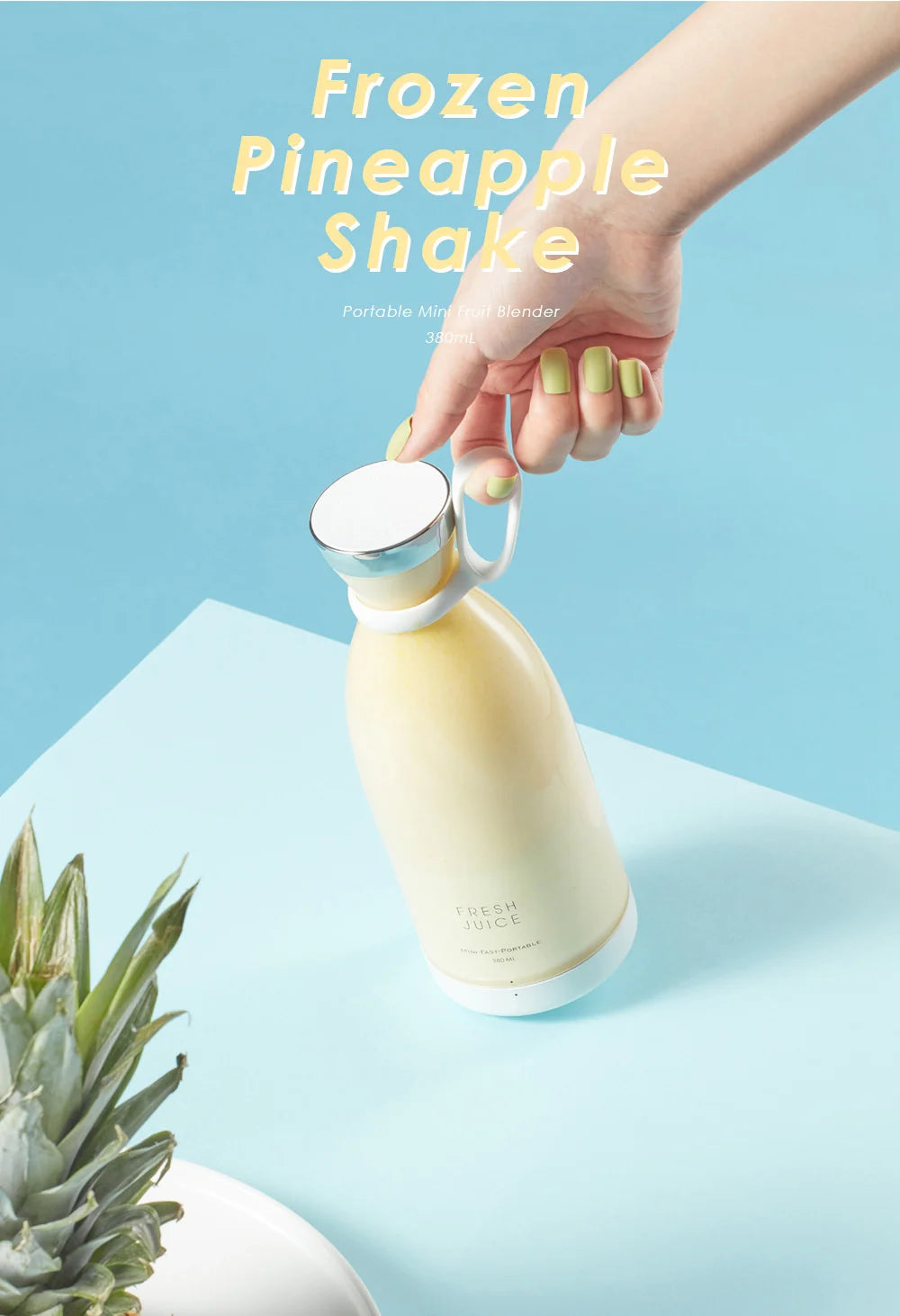 Portable Rechargeable juicer blender wireless mixer fresh juice 350ml