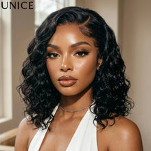 UNice Bye-Bye Slip™ 6X4 Minimalist Lace "C" Side Part Loose Wavy Bob Wig 220% Density Human Hair Glueless Wigs