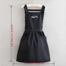 Princess Style Apron, Waterproof Floral Restaurant Barista Work Uniform Apron, Suitable For Restaurants/Hotels/Gardening