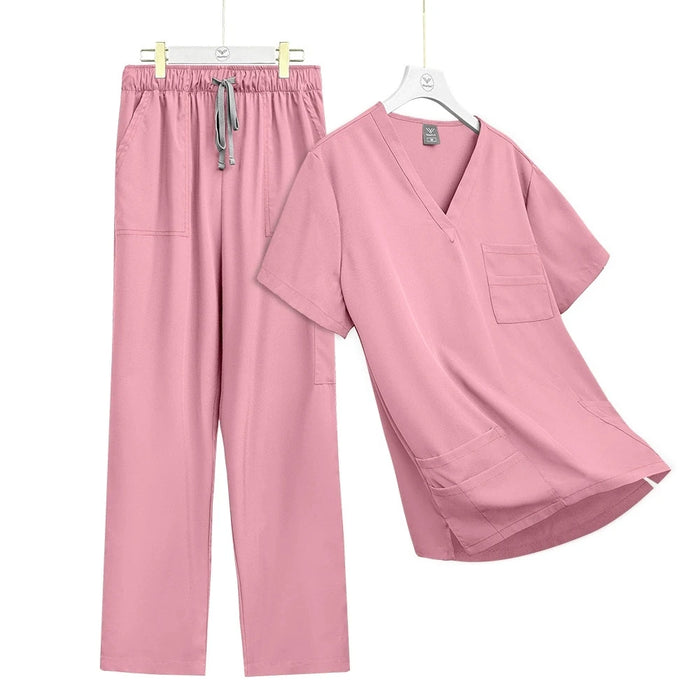 High-quality Medical Nurse Uniform Unisex Scrubs Pet Clinic Store Veterinary Dentistry Work Clothes Set Women Beauty SPA Uniform