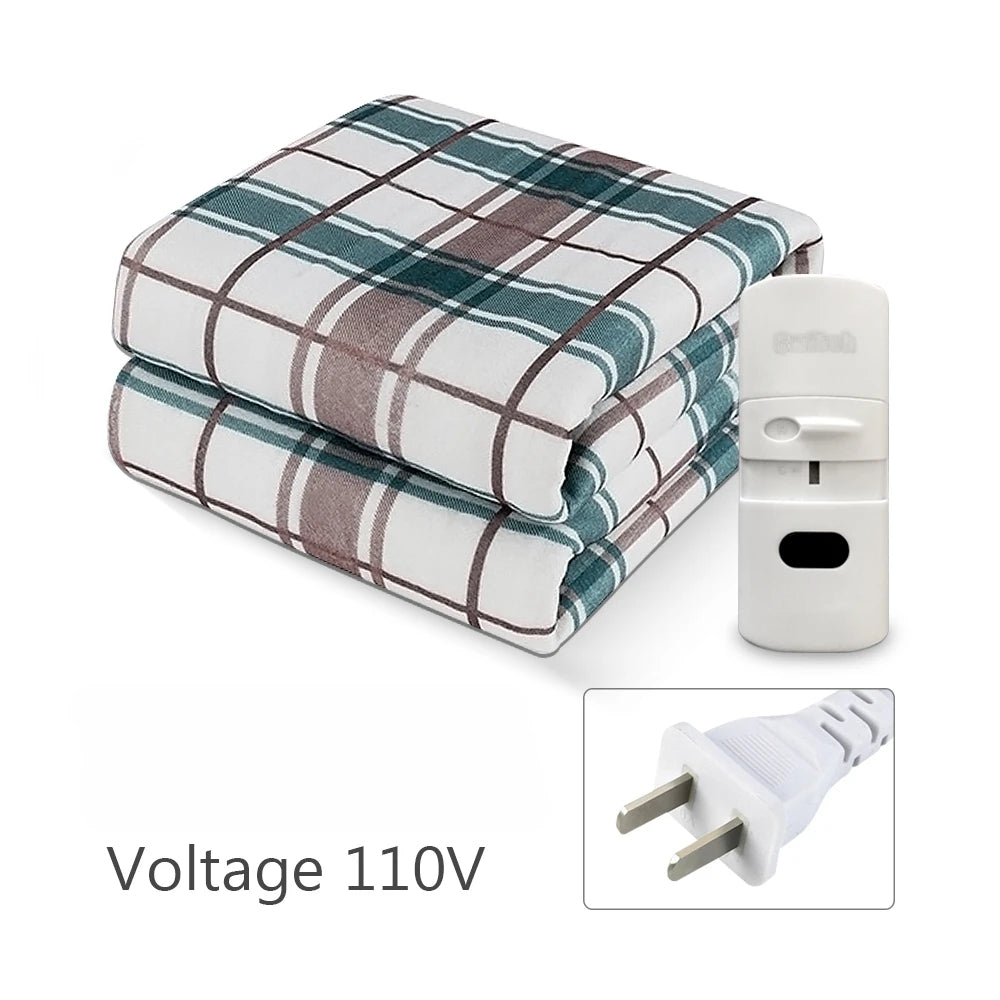 110/220V Electric Blanket Thicker Heaters Home Bed Sheet Thermal Mat 3 Size Winter Home Thermostat Double Body Warmer Pads