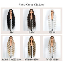 Noble 36 Inch Lace Front Wig Body Wave Ombre Blonde Cosplay