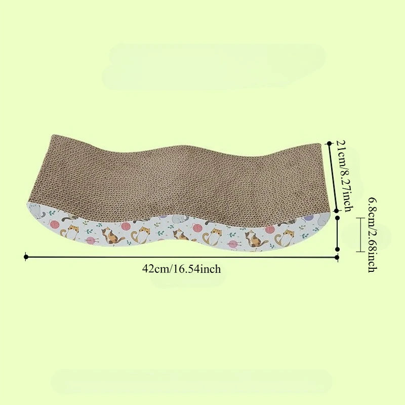 Cat Toys cat scraper sharpening claw cardboard corrugated board scratch-resistant cat scratch board Cat toy sofa cushion bed