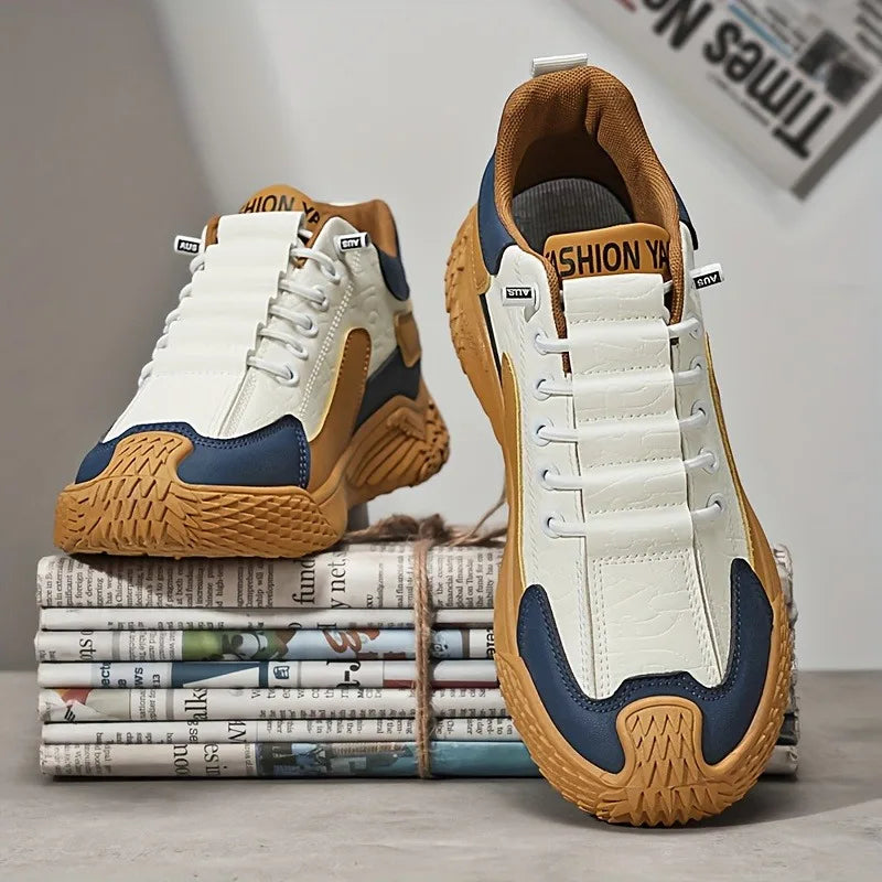 2025 Autumn New Board Shoes for Men, Casual Fashion Single Shoes, Versatile Trendy Sports Shoes