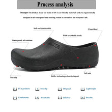 Hotel Kitchen Clogs Non-slip Chef Shoes Casual Flat Work Shoes Breathable Resistant Kitchen Cook Working Shoes Zapatos De Hombre