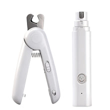 2 in 1 LED Electric Pet Nail Clipper and Nail Grinder  Trimmer Prevent Damaging Bloodline Safe Pet Nail Care Kit