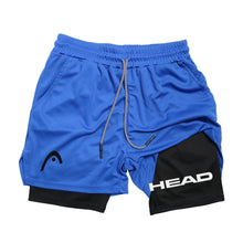 Anime Berserk Head Running Shorts Men Fitness Gym Training 2 in 1 Sports Quick Dry Workout Jogging Double Deck Summer