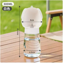 Portable Dog Water Bottle 300ML Puppy Drinking Bowls for Small Medium Dogs Cats Hiking Portable Cat Feeder Outdoor Pet Water Cup