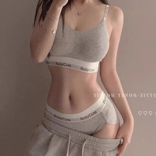 Sports Style Thin Underwear Set with a Collection of Accessory Breasts, No Steel Ring Underwear, And Two-Piece Underwear