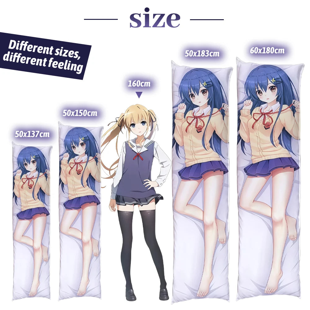 Customized Double-Sided Printed Pillow, DIY Pictures, Idol Pet Anime, Sleep Companion（Only Includes Pillowcase）