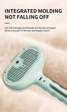 Pet Spray Hair Comb Professional Electric Hair Straightener Comb Brush For Cat Pet Massage Comb Steam Brush For Hair Care