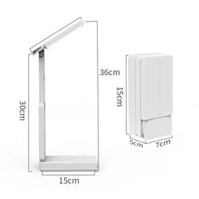 LED Portable Foldable Lamp With Clock USB Charging Type Fold Studing Lamp Energy Saving Rechargeable for Room LED Reading Light
