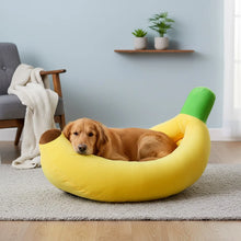 Large Dog Bed Cat Nest Winter Insulated Pad Removable Washable Thickened Pets Nest Banana Boat Dog Bed Cat Bed Pet Supplies