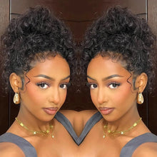 18-36inch 250 Density Curly Water Wave Wig Human Hair Invisi Strap Drawstring 360 Full HD Lace Front Wigs Human Hair Pre Plucked