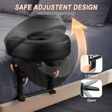 Massage Headrest for Bed, Head Cradle Home Mattress Top Massage Table, Adjustable Face Down Pillow for Salon SPA Massage Bed