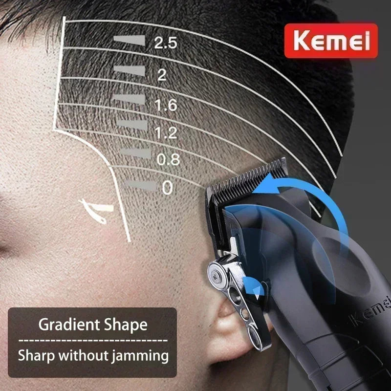 Kemei Hair Clipper Kit KM 2296 2299 1102 Trimmer