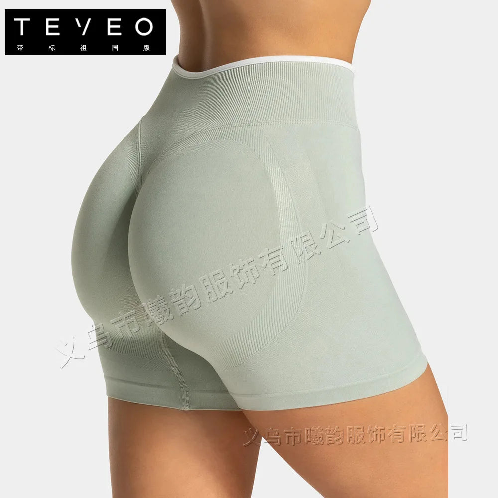 Seamless Yoga Shorts For Women Quick Dry Nylon Fitness Gear