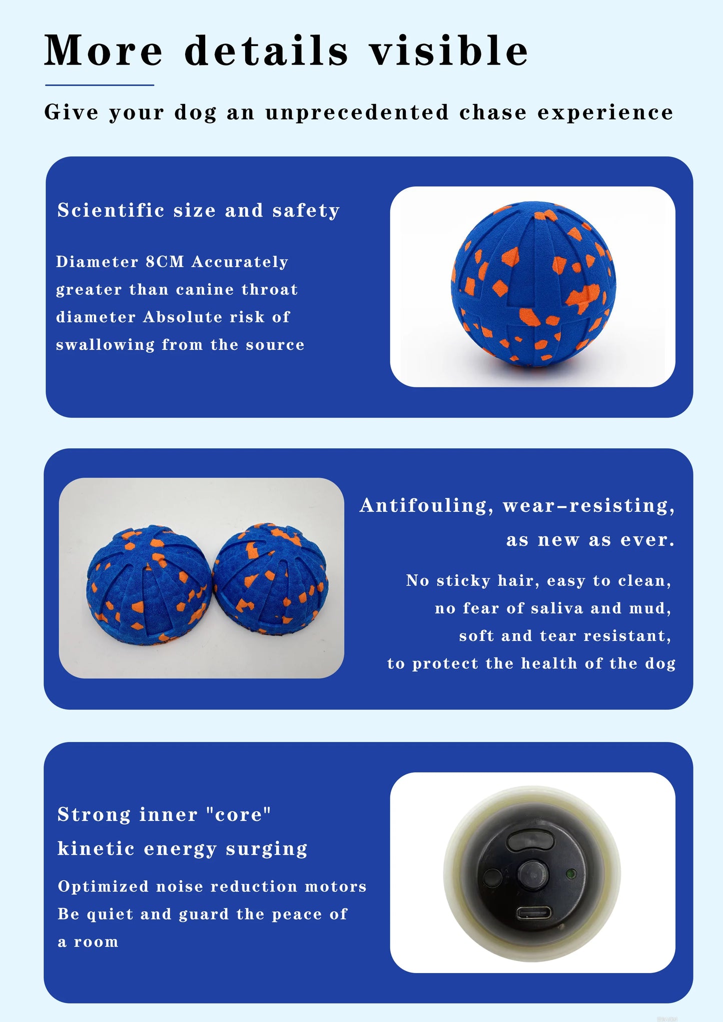 Pet Smart Dog Toy Ball ETPU Popcorn Jumping Dog Toy Ball Has Multiple Functions Such As Bouncing And Spinning