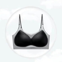 Push Up Bra for Small Chest 8cm Lift Wireless Bralette Seamless Ice Silk Comfort Full Coverage for Women