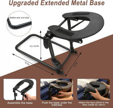 Massage Headrest for Bed, Head Cradle Home Mattress Top Massage Table, Adjustable Face Down Pillow for Salon SPA Massage Bed