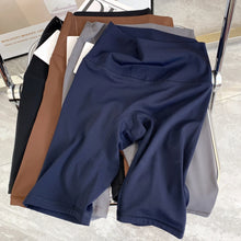 Summer Yoga Shorts Elastic Breathable Tights Leggings Quick Dried Sports Fitness Yoga Cycling Athletic Gym Shorts