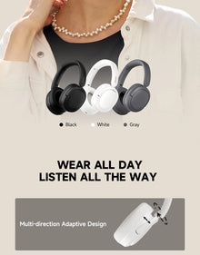 Edifier W800BT SE Over-ear Headset Wireless Bluetooth Headphones Bluetooth 5.4 Gaming Mode 45H Battery Life with Microphone