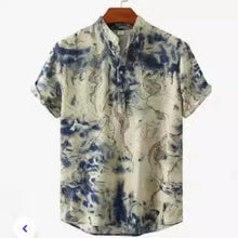 Hawaiian 3D Printed Shirt Amazon Independent Station Bestseller Notch Collar Short Sleeve Shirt