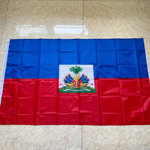 Haiti flag 90x150cmAyiti Ht Haiti Flag Hanging polyester decorated flag blue red print Haitian flag sports banners