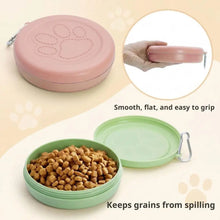 2-in-1 Portable Dog Water Bottle and Food Container for Travel Walking Hiking Camping Outdoor Pet Travel Feeding Kit