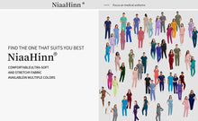 Niaahinn Medical Surgical Uniforms Doctor Costume Men Nurse Surgery Anesthetist Workwear Clinical Nursing Scrubs Tops-Pants Suit