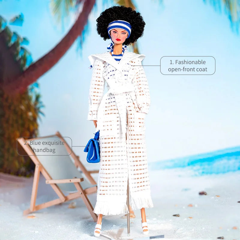 2026 New Xianxian Doll Clothes Set High-end Wear Suit Coat Top Skirt Princess Exquisite Makeup Dress Up Toys Doll Accessories