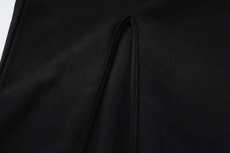 2024 Summer Slit Maxi Dress for Women Elegant Holiday Sexy Sleeveless Club Party Tank Sundresses Solid Clothes