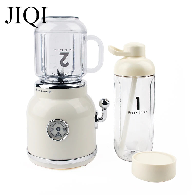 Electric Juicer Mini Portable Baby Food Mixer Grinder Automatic Fruit Juice Extractor Squeezer Smoothie Milkshake Blender Cup EU