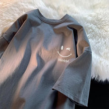 T-shirt à manches courtes imprimé, tendance et décontracté, style unisexe, coupe ample, grande taille, pour femmes et hommes