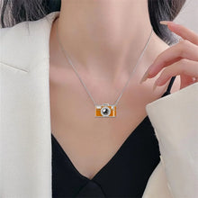 Custom Photo Camera Necklace Personalized Picture Projection Necklace Customized Photo Necklaces Jewelry Gifts for Women Lover