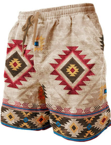 Men's Beach Pants Compass 3D Printed Shorts Men's Summer Breathable Shorts Fitness Street Shorts Men's Ropa Hombre