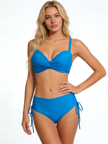 Two Piece High Waist Bikini Set Push Up Beachwear For Women
