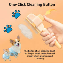 Self-Cleaning One-Button Dog Comb Pet Hair Remover Cat Brush Massage Grooming Combs for Dogs And Pets