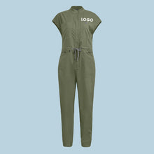 New Medical Scrubs Jumpsuits Short Sleeve Nursing Workwear Uniforms Women Lab Pet Doctor Scrub Hospital Workwear Customized Logo