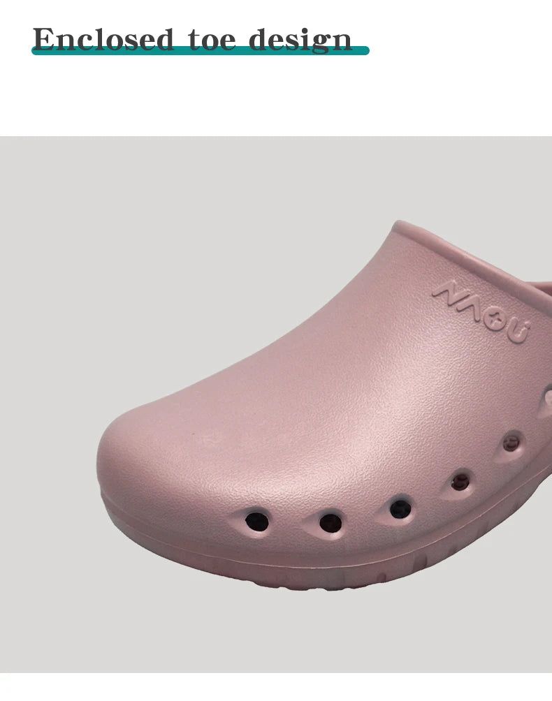 Doctor Scrub Clogs Light Nurse Slippers Medical Shoes Non-slip Dentist Surgical Shoes Soft Pet Hospital Scrub Clogs X09-05