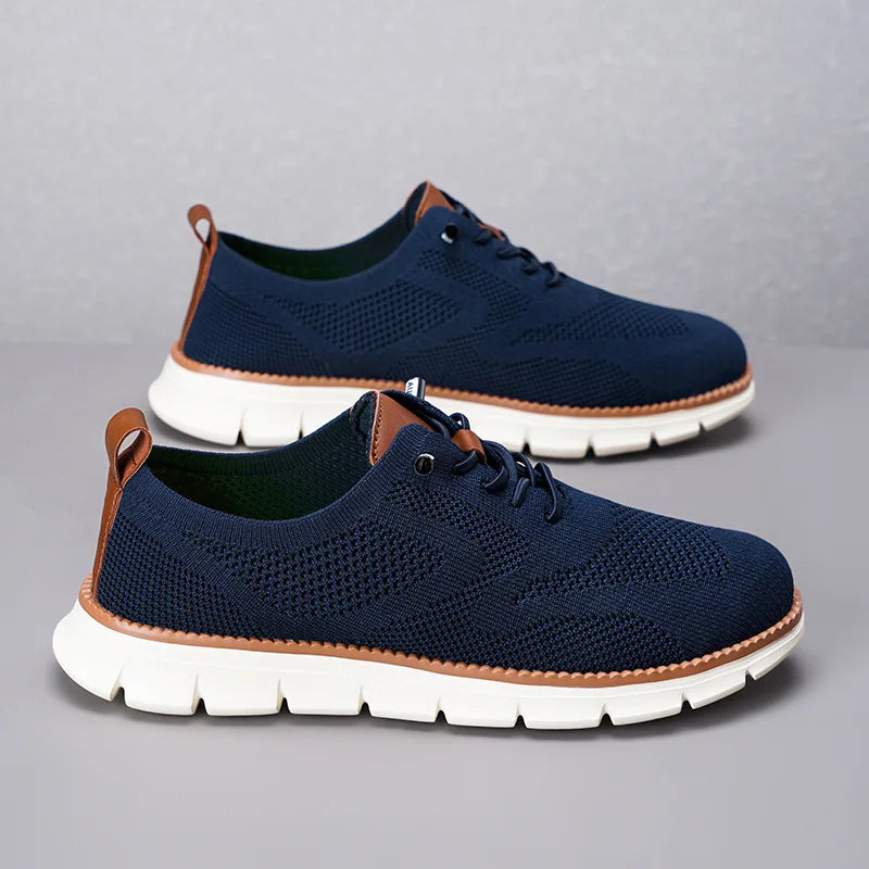 Men Casual Shoes Breeze Stylish Oxfords Fashion Formal Business Urban Breathable Shoes for Male Non Slip Dress Sneakers for Man