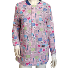 Hennar Medical Scrub Jackets Uniforms, XXS-4XL, 100% Cotton, Dentist Jackets