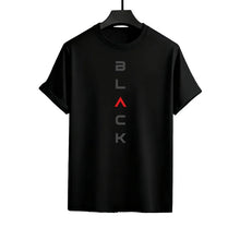 Black Letter Print Mens Tracksuit T-shirt + Pants Urban Causal Sports Outfit Male Spring Summer Home Outdoor Comfort Tees Set
